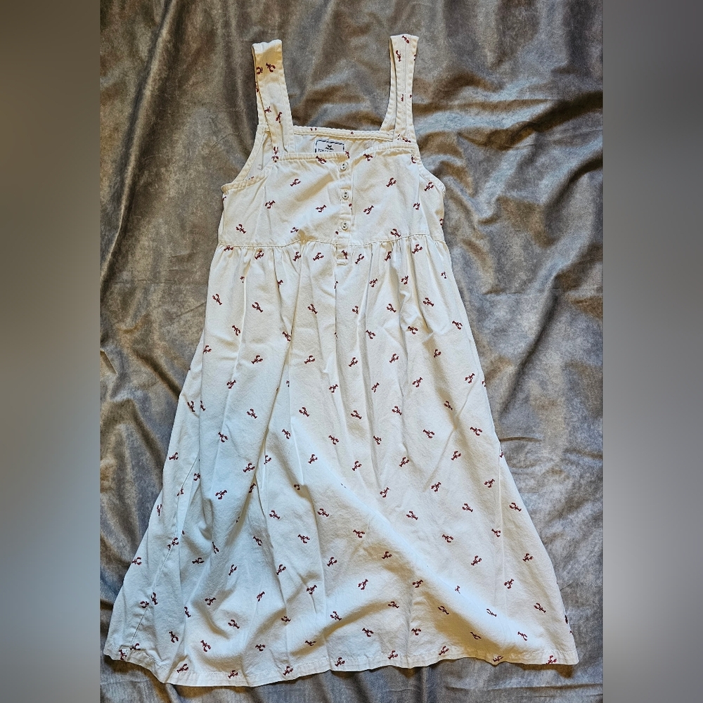 Petite Plume Lobster Print Cotton Nightgown